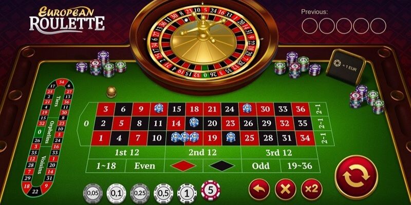 Cược chẵn/lẻ trò chơi Roulette